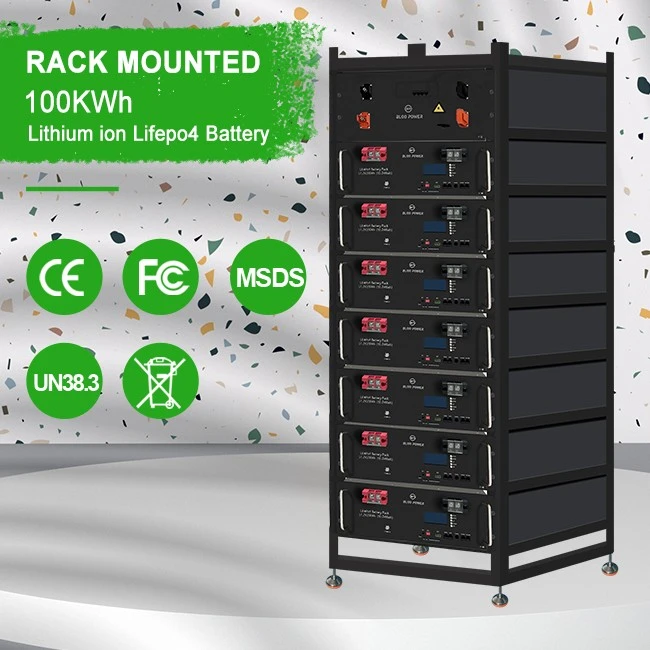 rack mounted solar system energy storage battery