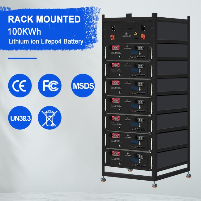 Modular Designed Rack Mounted Energy Storage Battery System Unit With BMS