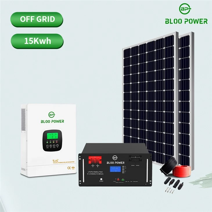 Scalable Lifepo4 Battery Powerwall 5KW 48V With Hybrid Inverter And Solar Panels