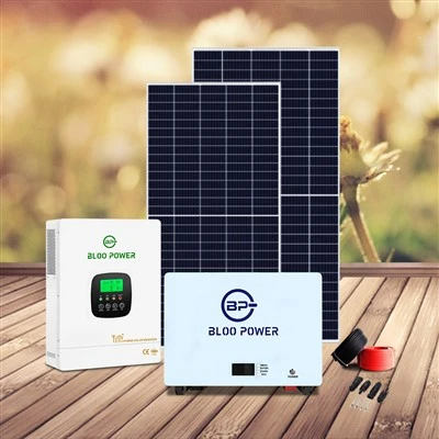 Sistema de energía solar híbrida para residencial